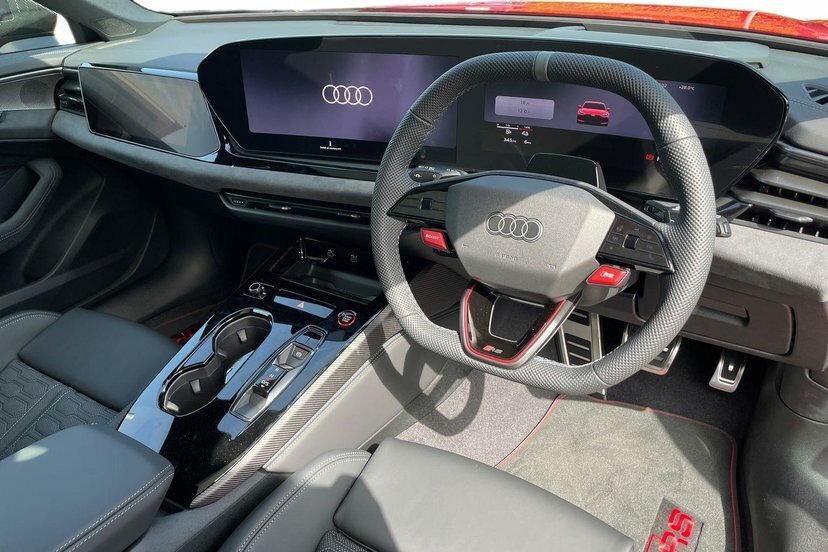 Audi RS5 2.9 Tfsi V6 25.9Kwh Carbon Black Avant Red #6