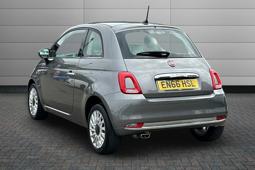 Fiat 500 1.2 Lounge Hatchback Dualogic 69 Bhp Grey #3