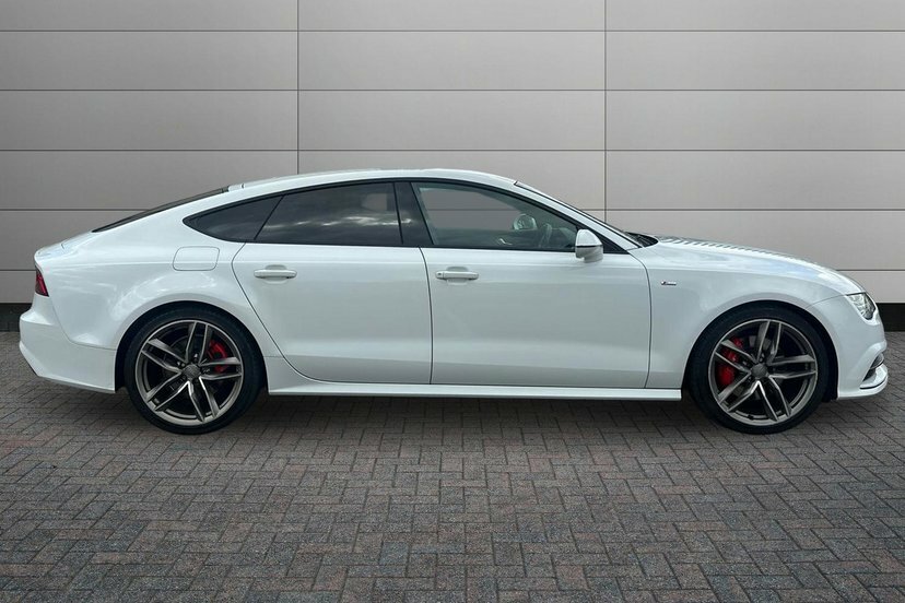 Audi A7 3.0 Tdi V6 Black Edition Sportback S Tr White #4