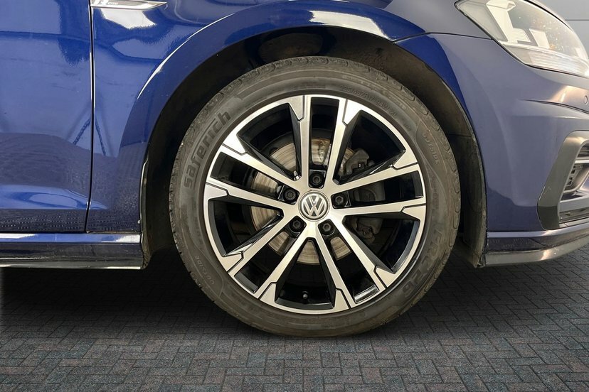 Volkswagen Golf 2.0 Tdi R-line Hatchback Dsg 150 Ps AF69YYT Blue #5