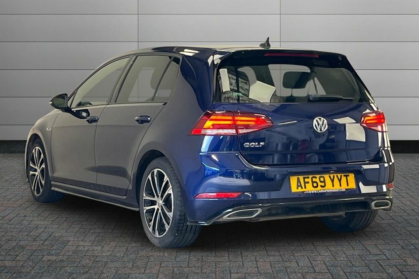 Volkswagen Golf 2.0 Tdi R-line Hatchback Dsg 150 Ps AF69YYT Blue #3