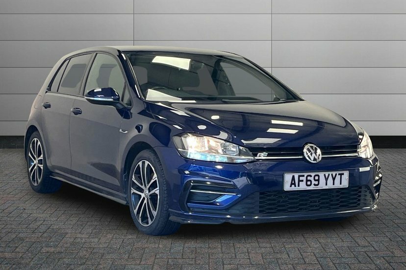 Volkswagen Golf 2.0 Tdi R-line Hatchback Dsg 150 Ps Blue