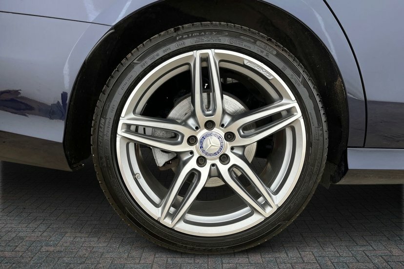 Mercedes-Benz E Class E220d Amg Line Saloon FV17DSO Blue #5