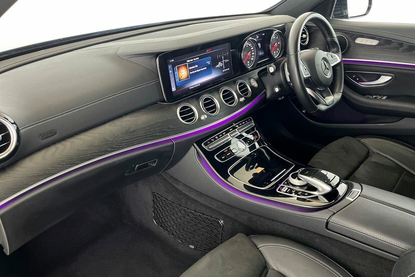 Mercedes-Benz E Class E220d Amg Line Saloon FV17DSO Blue #2
