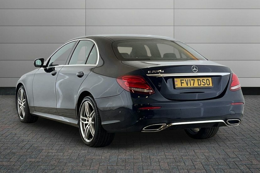Mercedes-Benz E Class E220d Amg Line Saloon FV17DSO Blue #3