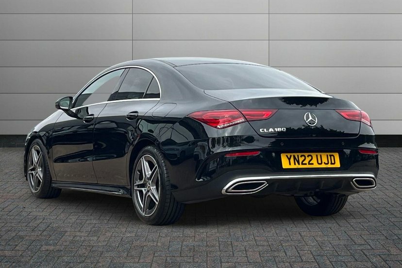 Mercedes-Benz CLA Class Cla180 Amg Line Coupe YN22UJD Black #2