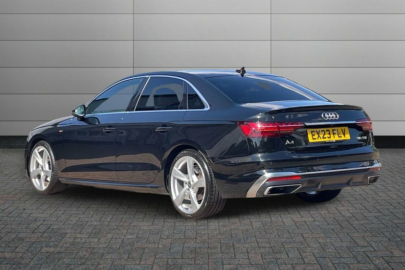 Audi A4 2.0 Tdi 35 S Line Saloon S Tronic 163 Black #3