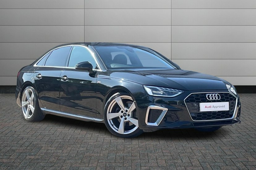 Audi A4 2.0 Tdi 35 S Line Saloon S Tronic 163 Black