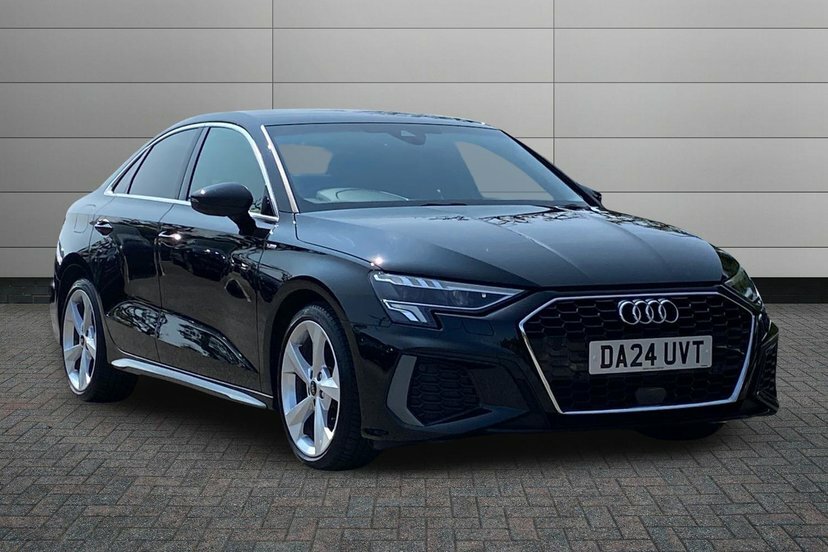 Audi A3 1.5 Tfsi 35 S Line Saloon S Tronic 150 Black