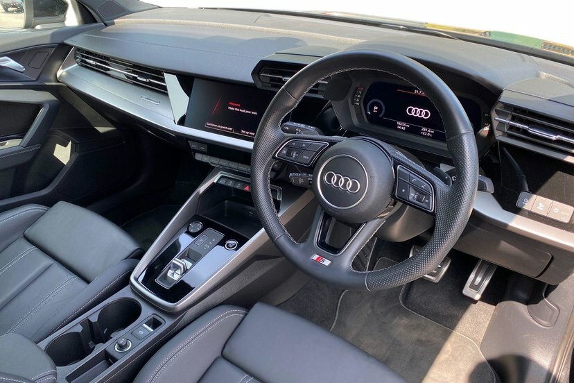 Audi A3 1.5 Tfsi 35 S Line Saloon S Tronic 150 Black #6