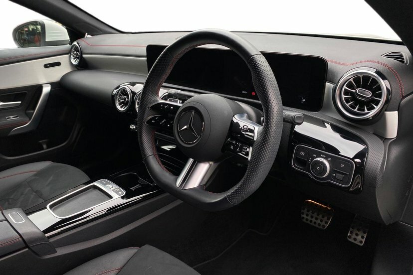 Mercedes-Benz CLA Class Cla200h Mhev Amg Line Executive DG25YHY White #5