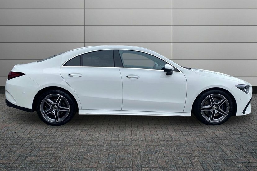 Mercedes-Benz CLA Class Cla200h Mhev Amg Line Executive DG25YHY White #3