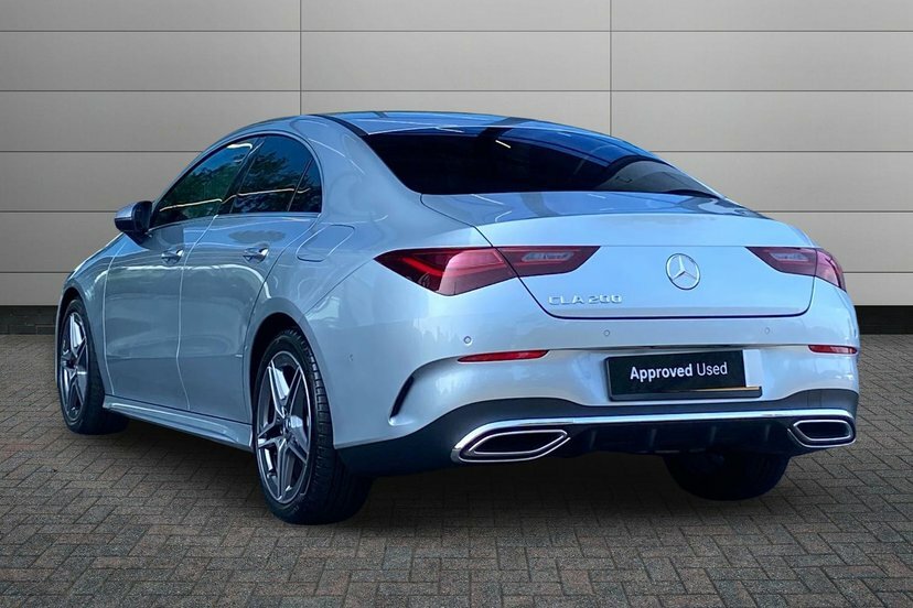 Mercedes-Benz CLA Class Cla200h Mhev Amg Line Executive Coupe DC24OAN Silver #4