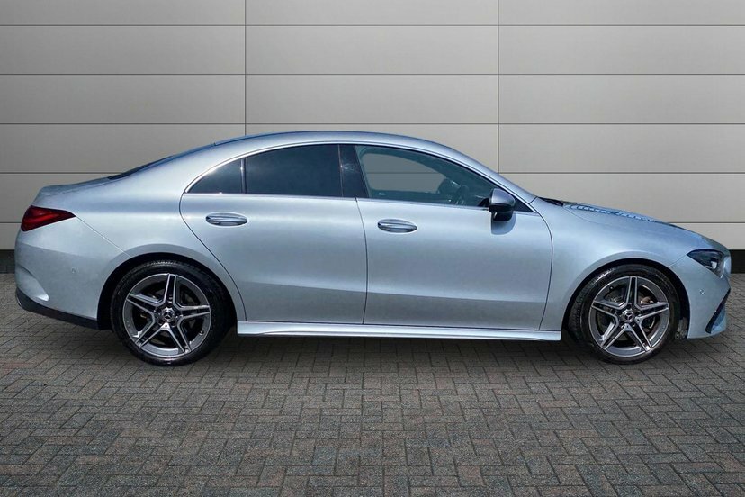 Mercedes-Benz CLA Class Cla200h Mhev Amg Line Executive Coupe DC24OAN Silver #5