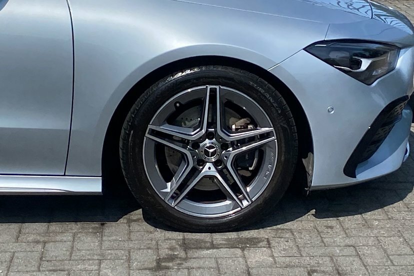 Mercedes-Benz CLA Class Cla200h Mhev Amg Line Executive Coupe DC24OAN Silver #6