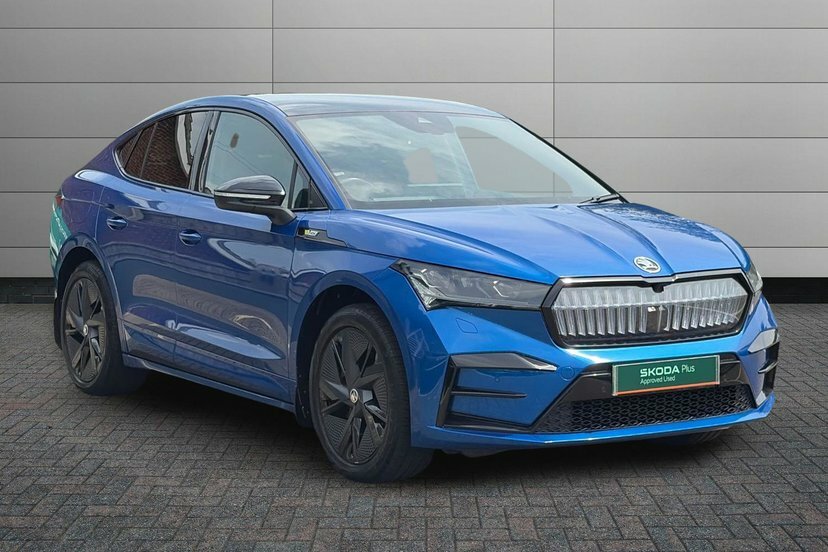 Skoda ENYAQ Iv 82Kwh Vrs Coupe 4Wd Dc135kw Blue