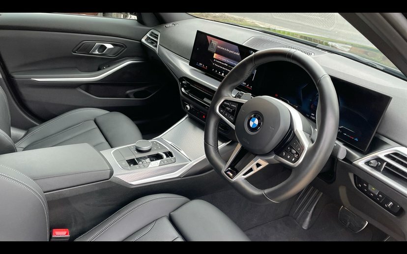 BMW 3 Series 320I M Sport Saloon LM74ZWT Black #6