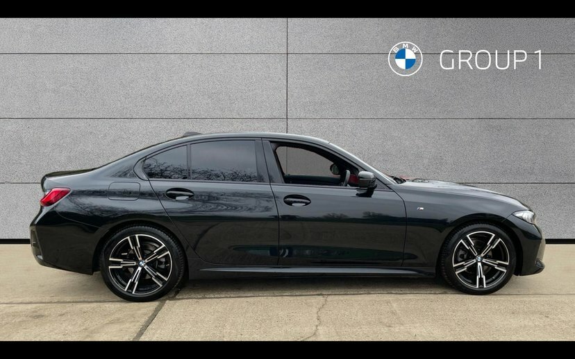 BMW 3 Series 320I M Sport Saloon LM74ZWT Black #3