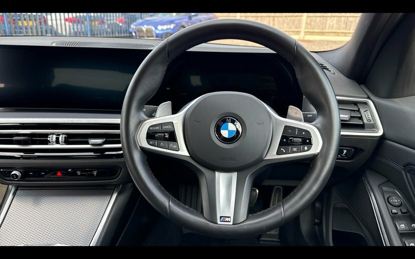 BMW 3 Series 320D M Sport Saloon GJ74UYK Black #5