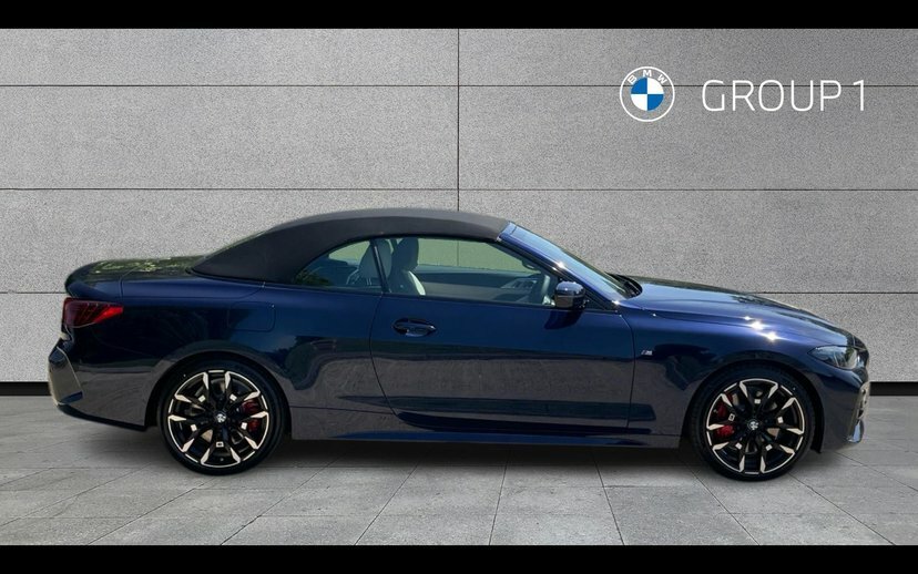BMW 4 Series Convertible Blue #3