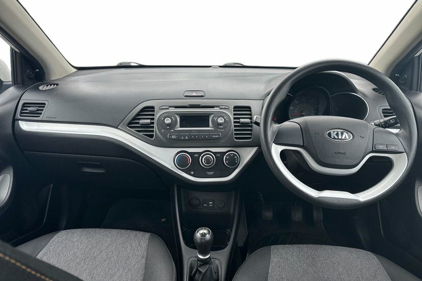 Kia Picanto 1.0 1 Hatchback 65 Bhp White #6