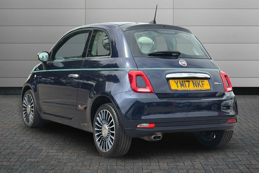 Fiat 500 1.2 Riva Hatchback 69 Bhp Blue #3