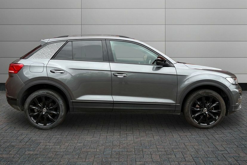 Volkswagen T-Roc 1.5 Tsi Evo Black Edition Suv 1 Grey #4