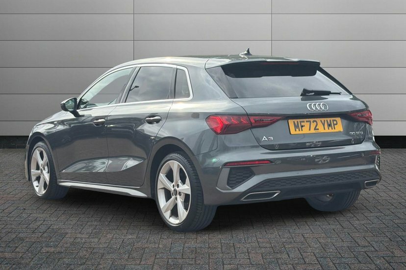 Audi A3 1.0 Tfsi 30 S Line Sportback 11 MF72YMP Grey #3