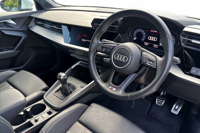Audi A3 1.0 Tfsi 30 S Line Sportback 11 EF72YFN White #6