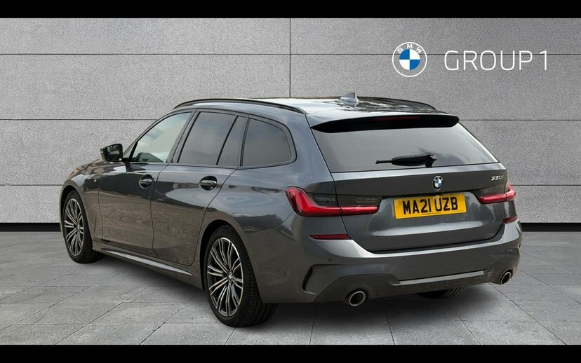 BMW 3 Series 330I M Sport Touring MA21UZB Grey #2