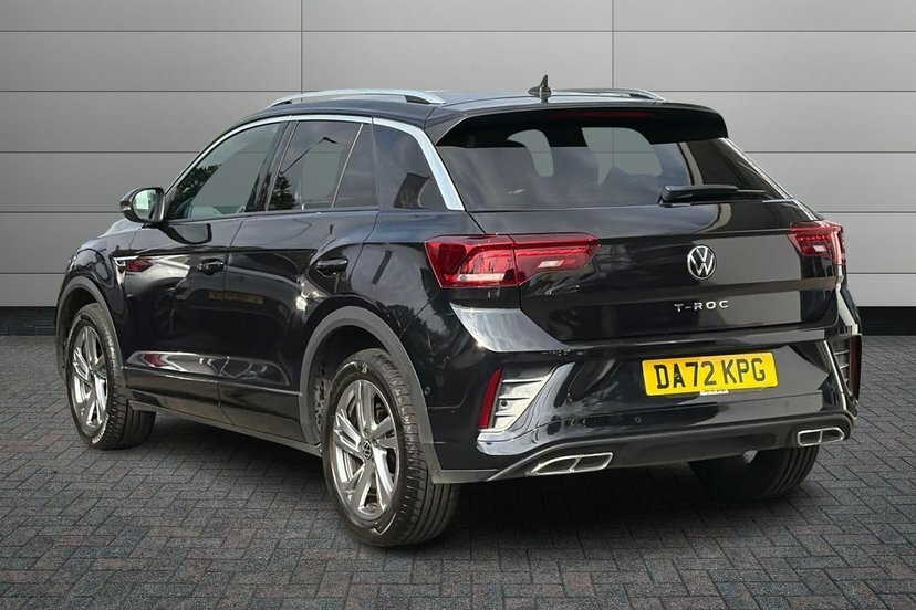 Volkswagen T-Roc 1.5 Tsi R-line Suv Dsg 150 Ps Black #3