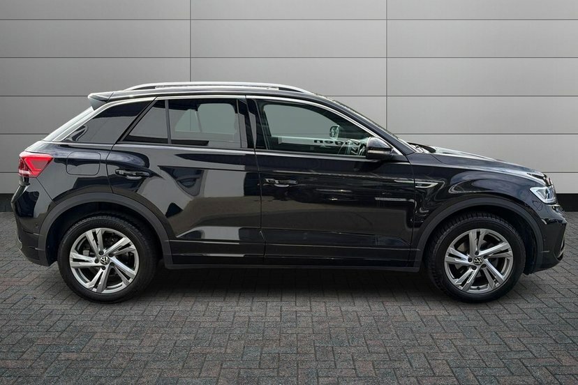 Volkswagen T-Roc 1.5 Tsi R-line Suv Dsg 150 Ps Black #4