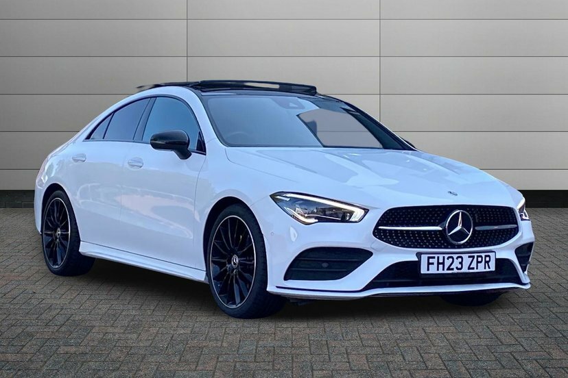 Mercedes-Benz CLA Class 1.3 Cla200 Amg Line Night Edition Premium Plus C FH23ZPR White