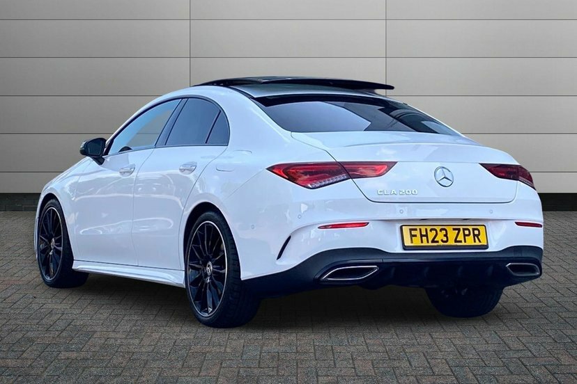 Mercedes-Benz CLA Class 1.3 Cla200 Amg Line Night Edition Premium Plus C FH23ZPR White #2