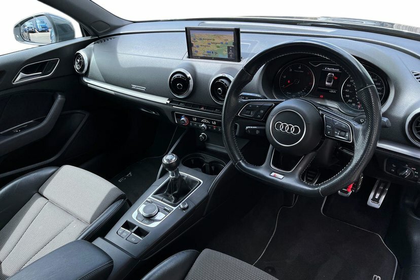 Audi A3 Cabriolet 2.0 Tdi S Line Convertible 150 Black #6