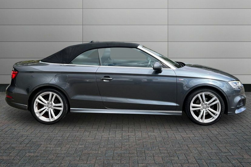 Audi A3 Cabriolet 2.0 Tdi S Line Convertible 150 Black #4