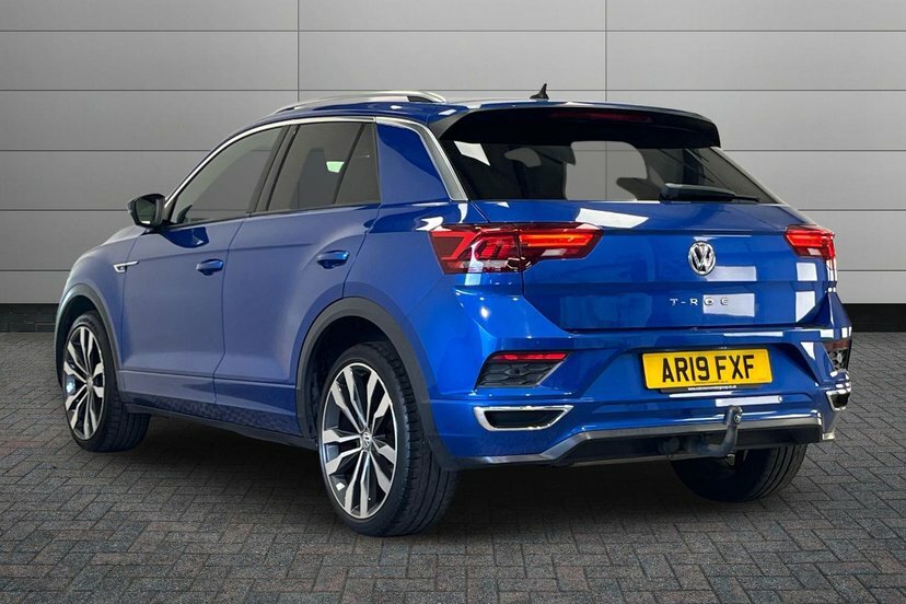 Volkswagen T-Roc 1.5 Tsi Gpf Evo R-line Suv 150 AR19FXF Blue #3
