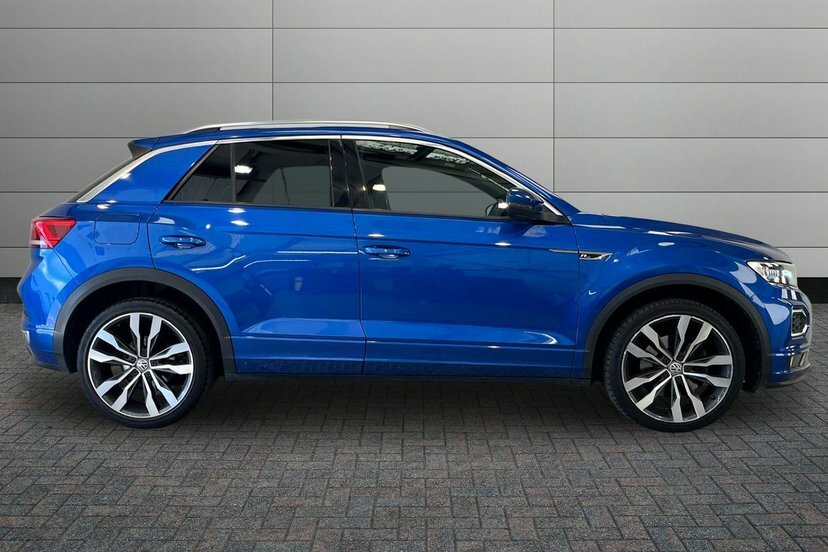 Volkswagen T-Roc 1.5 Tsi Gpf Evo R-line Suv 150 AR19FXF Blue #4