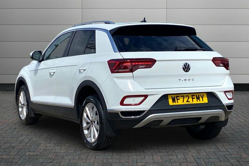 Volkswagen T-Roc 2.0 Tdi Style Suv Dsg 150 Ps White #3