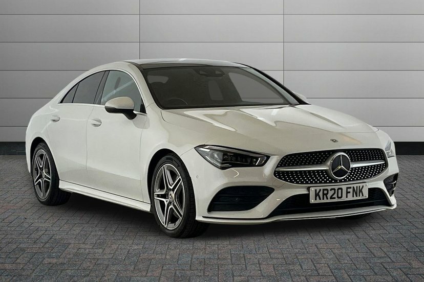 Mercedes-Benz CLA Class Cla220d Amg Line Premium Plus 2 Coupe White