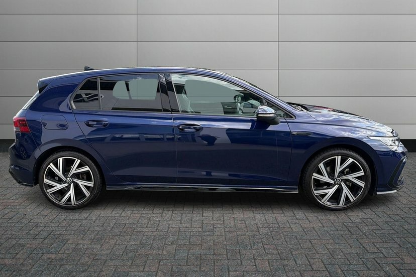 Volkswagen Golf 1.5 Etsi Mhev R-line Hatchback Hybrid D LO22EHT Blue #4