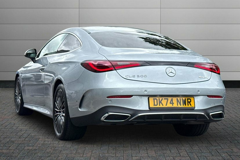 Mercedes-Benz CLE Class 2.0 Cle300h Mhev Amg Line Premium Coupe Petr Silver #2