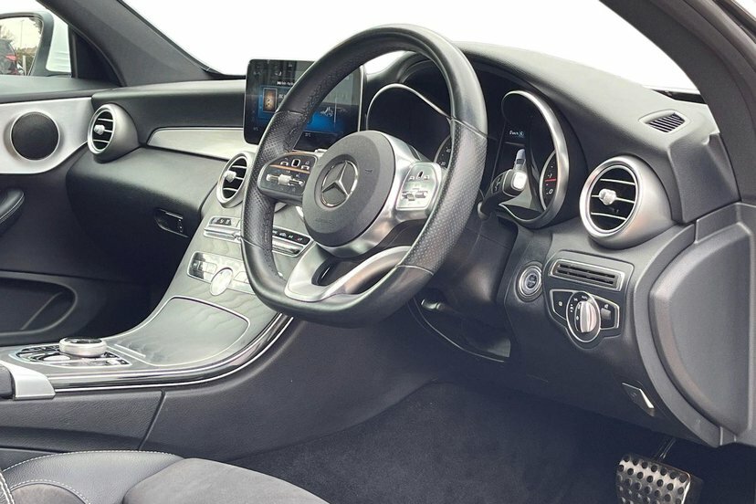 Mercedes-Benz C Class C200 Mhev Amg Line Coupe WV69MSU White #5