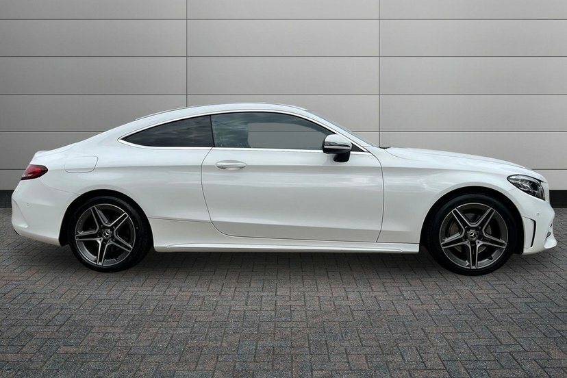 Mercedes-Benz C Class C200 Mhev Amg Line Coupe WV69MSU White #3