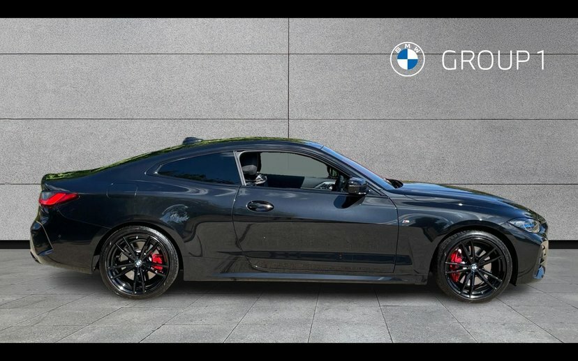 BMW 4 Series Gran Coupe M440d Xdrive Coupe AX22GXM Black #3