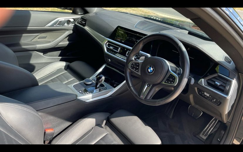 BMW 4 Series Gran Coupe M440d Xdrive Coupe AX22GXM Black #6