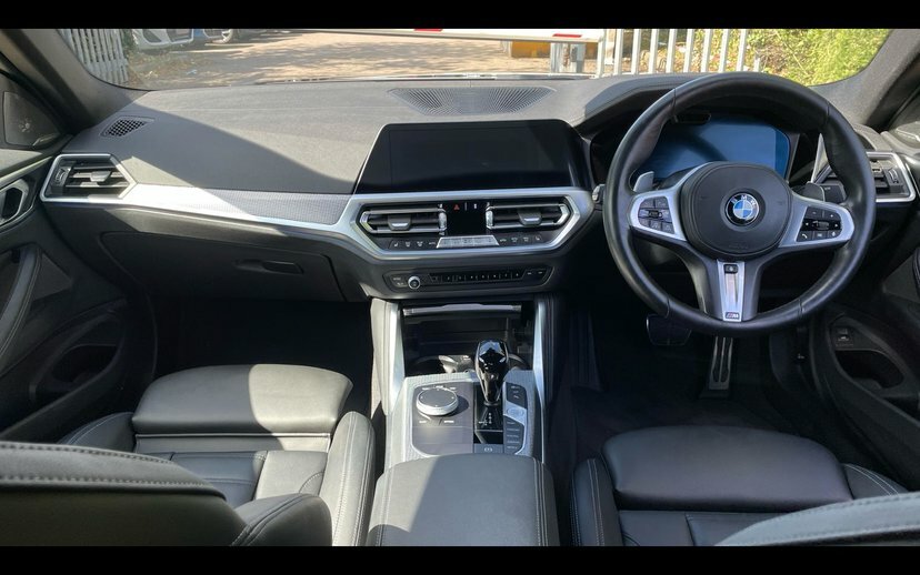 BMW 4 Series Gran Coupe M440d Xdrive Coupe AX22GXM Black #4