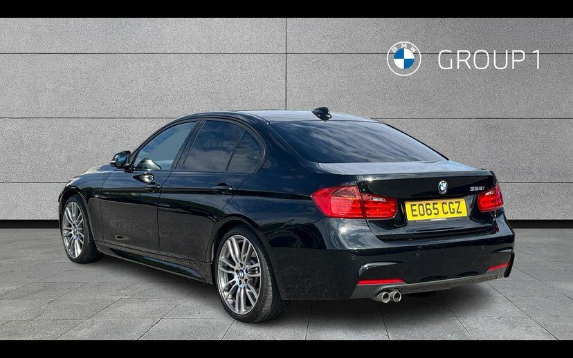 BMW 3 Series 328I M Sport Saloon Black #2