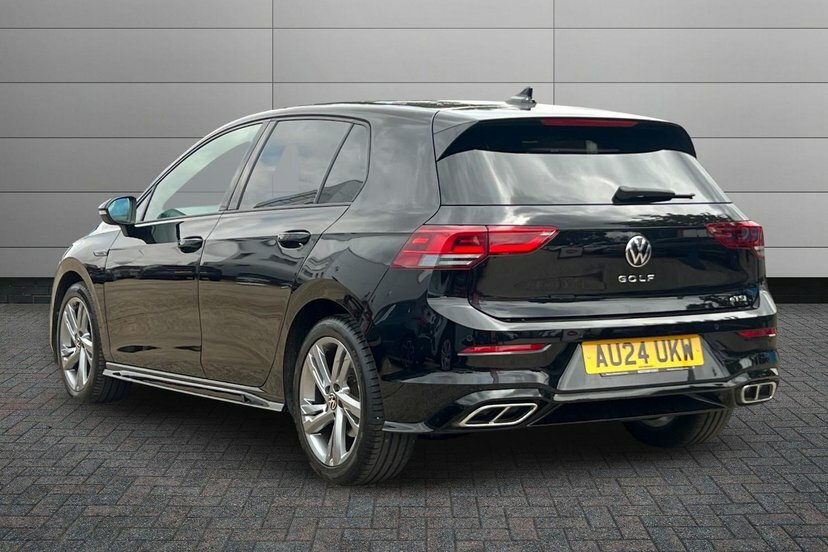 Volkswagen Golf 1.5 Etsi Mhev R-line Hatchback Hybrid D Black #3