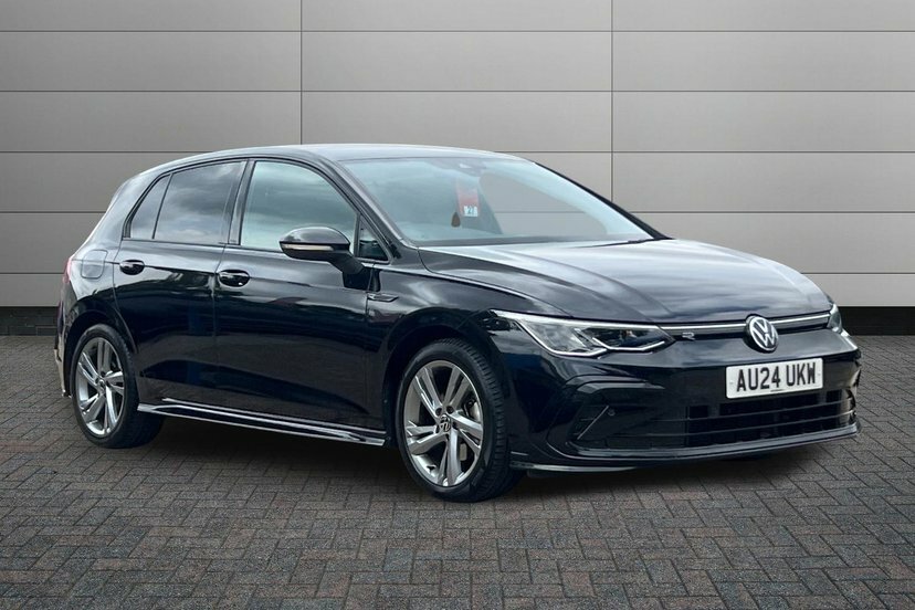 Volkswagen Golf 1.5 Etsi Mhev R-line Hatchback Hybrid D Black